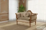 مبل تک نفره کلاسیک مصری (مینی کاناپه)