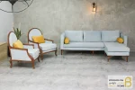 مبل راحتی ترکیبی نیم ست ال پاف متحرک و مبل تک روما خرید مبل باروس 11 1