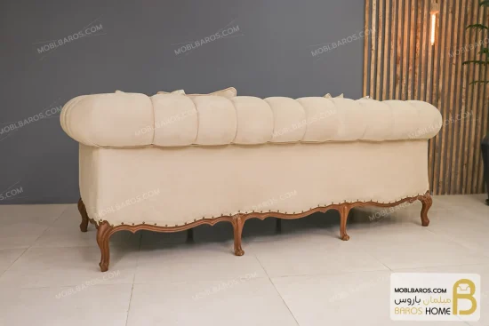 مبل نیم ست ۵ نفره ترکیبی راحتی و کلاسیک جورجیا خرید مبل باروس 11 5