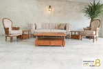 مبل کلاسیک ساده و راحتی ۷ نفره جورجیا و چستر و روما پلاس خرید مبل باروس 112 2