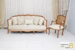 مبل کلاسیک ساده و ظریف ۷ نفره فرانسوی راشل و پیکو خرید مبل باروس 11 4