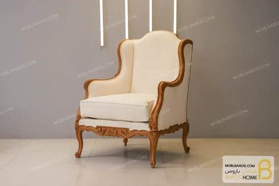 مبل کلاسیک و چوبی ۷ نفره راشل پلاس و مبل روتی خرید مبل باروس 112 10