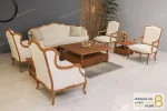مبل کلاسیک و چوبی ۷ نفره راشل پلاس و مبل روتی خرید مبل باروس 112 2