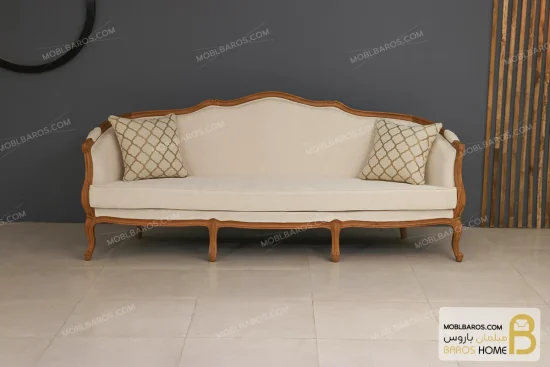 مبل کلاسیک و چوبی ۷ نفره راشل پلاس و مبل روتی خرید مبل باروس 112 8