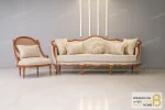 مبل کلاسیک ۸ نفره جورجیا و مبل چستر و مبل کاجی خرید مبل باروس 112 6