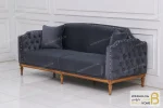 مبل کلاسیک ۸ نفره کاریزما با مبل تک نفره فرانسوی کد ۳ خرید مبل باروس 112 5