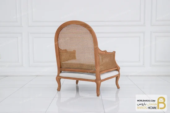 مبل ۸ نفره کلاسیک گندم و مبل تک روما خرید مبل باروس 112 2