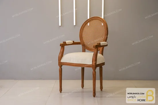 میز ناهار خوری کلاسیک منبتی رومینا و لویی خرید مبل باروس 111 4