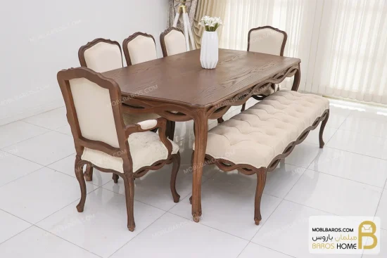 میز ناهارخوری ابزاری پاسنگ ایتالیایی کد ۳ خرید مبل باروس 112 6