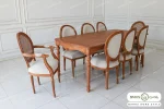 میز ناهارخوری روتی با صندلی راشل پایه لویی کد ۳ خرید باروس 44 (2)