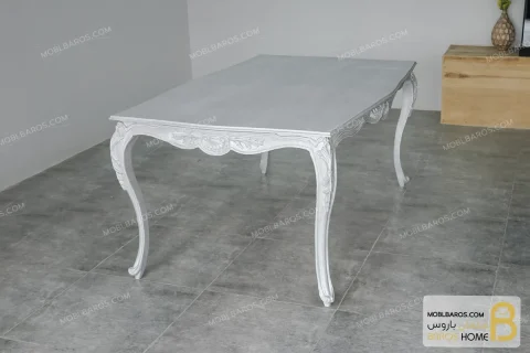 میز ناهارخوری و غذاخوری کلاسیک جدید موناکو خرید مبل باروس 12 4