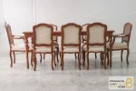 میز ناهارخوری کلاسیک روتی با صندلی فرانسوی خرید مبل باروس 1101 (3)