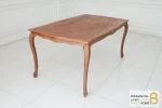 میز ناهارخوری کلاسیک و چوبی مدل ابزاری فرانسوی کد ۵ خرید مبل باروس 11 6