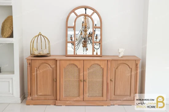 میز کنسول چوبی جدید مدل ۱۴۰۲ بتیس خرید مبل باروس 11 1