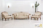 نیم ست مبلمان ۵ نفره لورنزو کلاسیک کد ۲ خرید مبل باروس 11 3