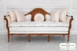 کاناپه ۳ نفره کلاسیک چوبی جدید مصری مبل باروس (1)