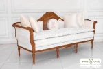 کاناپه ۳ نفره کلاسیک چوبی جدید مصری مبل باروس (2)
