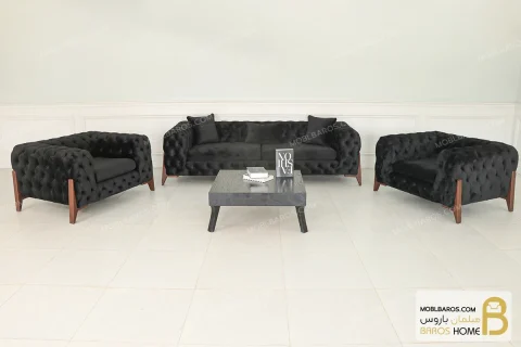 ست مبلمان راحتی فلورانس با پایه چوبی کد ۳ خرید مبل باروس 114 (3)