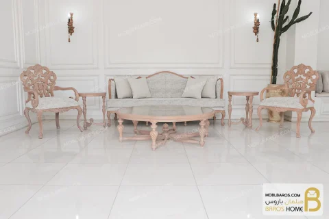 ست مبلمان ۷ نفره کلاسیک خاص و شیک کینگ کد ۳ خرید مبل باروس 1120 (6)