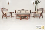ست مبلمان ۷ نفره کلاسیک خاص و شیک کینگ کد ۴ خرید مبل باروس 124 (1)
