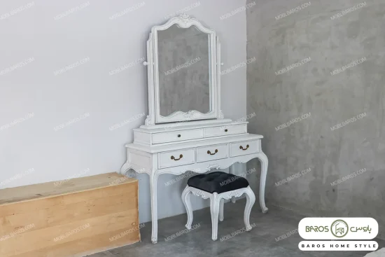 سرویس خواب چوبی کلاسیک و مینیمال مدل راشل کد ۱۱ خرید باروس 556 (8)