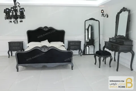 سرویس خواب چوبی کلاسیک و مینیمال مدل راشل کد ۱۱ خرید مبل باروس 112 (1)