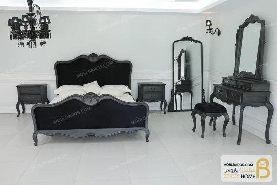 سرویس خواب چوبی کلاسیک و مینیمال مدل راشل کد ۱۱ خرید مبل باروس 112 (1)