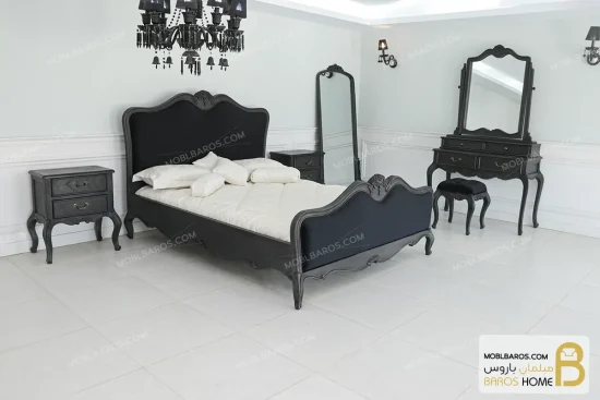 سرویس خواب چوبی کلاسیک و مینیمال مدل راشل کد ۱۱ خرید مبل باروس 112 (2)