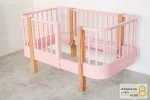 سیسمونی و تخت خواب اتاق نوزاد دخترونه نیکا کد ۲ خرید مبل باروس 112 (1)
