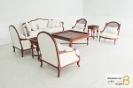 مبل ظریف و جدید ۷ نفره راشل پلاس و مبل تک نفره کاجی خرید مبل باروس 14 (5)
