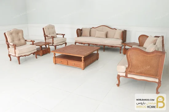 مبل نئوکلاسیک کینگ و فرانسه کد ۱ خرید مبل باروس 11 (4)