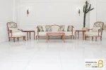 مبل کلاسیک ابزاری و مبل فرانسوی با پارچه طرح دار کد ۱ خرید مبل باروس 142 (4)