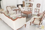 مبل کلاسیک ابزاری و مبل فرانسوی با پارچه طرح دار کد ۱ خرید مبل باروس 142 (6)
