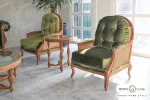 مبل کلاسیک و جدید ۷ نفره کاجی روما و نیکا خرید مبل باروس 1011 (13)