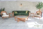مبل کلاسیک و جدید ۷ نفره کاجی روما و نیکا خرید مبل باروس 1011 (2)