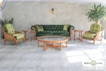 مبل کلاسیک و جدید ۷ نفره کاجی روما و نیکا خرید مبل باروس 1011 (3)