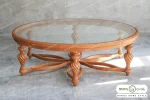 مبل کلاسیک و جدید ۷ نفره کاجی روما و نیکا خرید مبل باروس 1011 (9)
