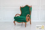 مبل کلاسیک و جدید ۷ نفره کاجی روما و کینگ خرید مبل باروس 110 (2)