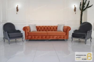 مبل کلاسیک و راحتی راشل پلاس و چستر دسته پی خرید مبل باروس 110 (6)
