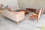 مبل کلاسیک و راحتی ۸ نفره گندم و جورجیا چستر شیاره و روما کد ۲ خرید مبل باروس 112 (2)