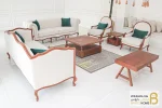 مبل کلاسیک و راحتی ۸ نفره گندم و جورجیا چستر شیاره و روما کد ۳ خرید مبل باروس 221 (2)