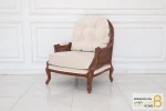 مبل کلاسیک ۸ نفره معروف راشل و مبل تک نفره روما خرید مبل باروس 11123 (2)