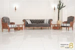 مبل ۸ نفره کلاسیک گندم و مبل چستر نیکا و روما و فرانسوی خرید مبل باروس 1 (7)