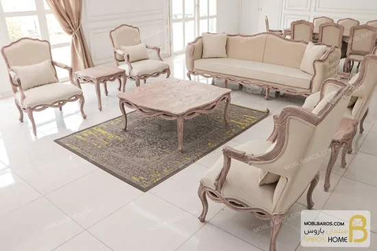 مبلمان کلاسیک ابزاری ایتالیایی پاسنگ کد ۵ خرید مبل باروس 1 (3)