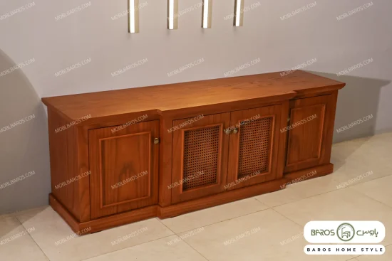 میز تلویزیون جدید چوبی ۴ درب ساحل کد ۳ خرید باروس 5 (1)