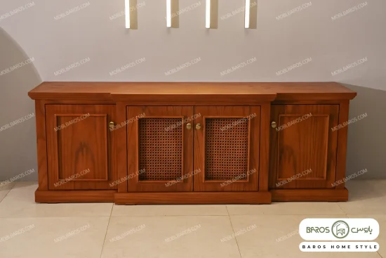 میز تلویزیون جدید چوبی ۴ درب ساحل کد ۳ خرید باروس 5 (2)