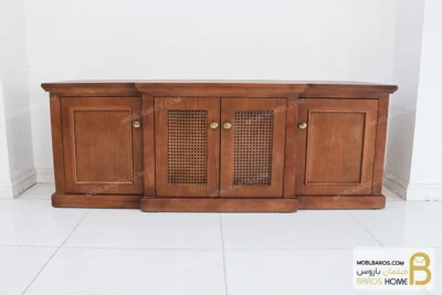میز تلویزیون جدید چوبی ۴ درب ساحل کد ۳ خرید مبل باروس 1 (2)