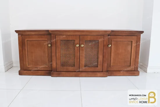 میز تلویزیون جدید چوبی ۴ درب ساحل کد ۳ خرید مبل باروس 1 (2)