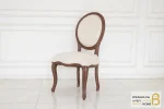 میز ناهار خوری چوبی ابزاری با صندلی راشل پایه سم آهویی کد ۳ خرید مبل باروس 110 (1)