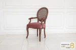 میز ناهار خوری چوبی ابزاری با صندلی راشل پایه سم آهویی کد ۳ خرید مبل باروس 110 (5)